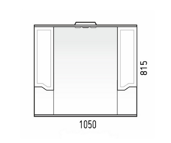 зеркало COROZO МИРРА 105