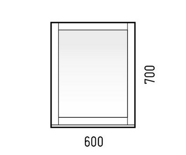  зеркало COROZO ТЕХАС 60