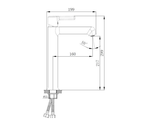 смеситель для раковины HAIBA HB11814-7