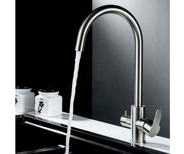 смеситель для кухни HAIBA HB76801 с каналом для питьевой воды