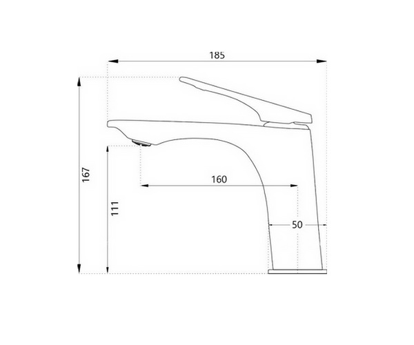 смеситель для раковины HAIBA HB10816-3