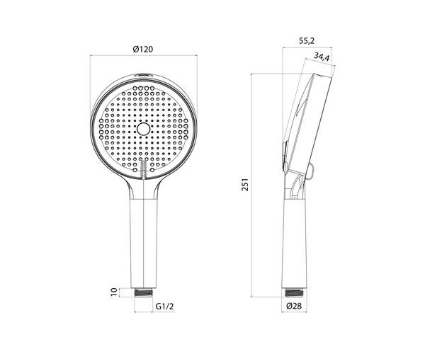 душевая лейка IDDIS AIGER