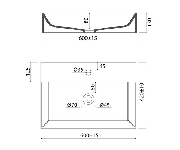 раковина IDDIS BILD 60