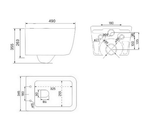 унитаз IDDIS BRIDGE