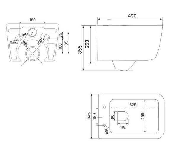 инсталляция и унитаз IDDIS BRIDGE