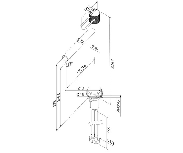 смеситель для раковины IDDIS DUNA