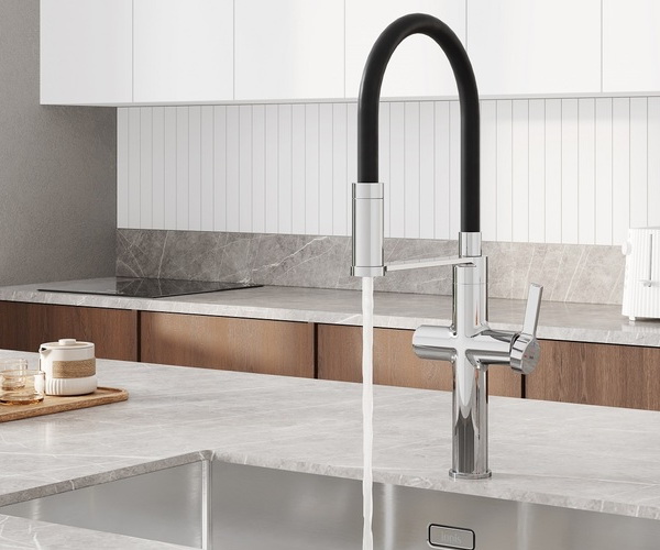 смеситель для кухни IDDIS IKON с каналом для питьевой воды