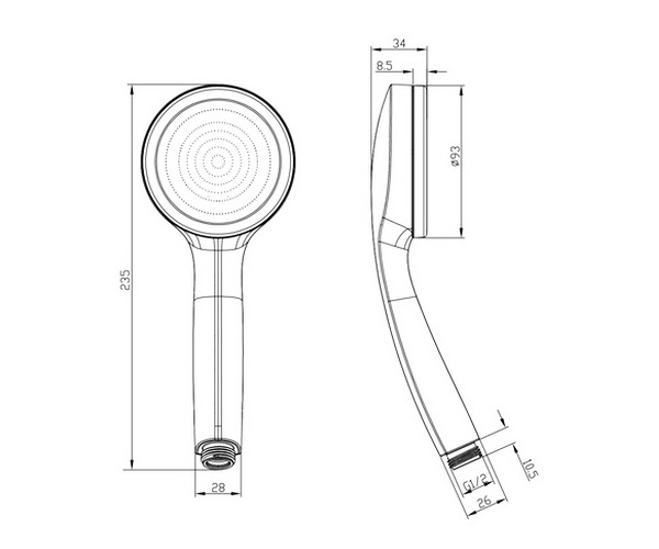 душевая лейка IDDIS SPAHOME