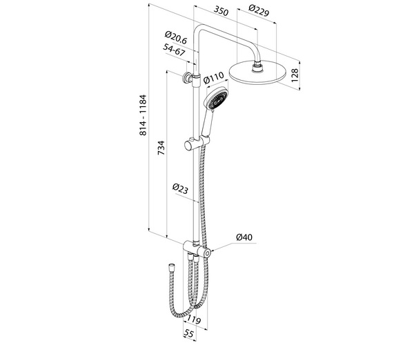 душевая система IDDIS ZODIAC