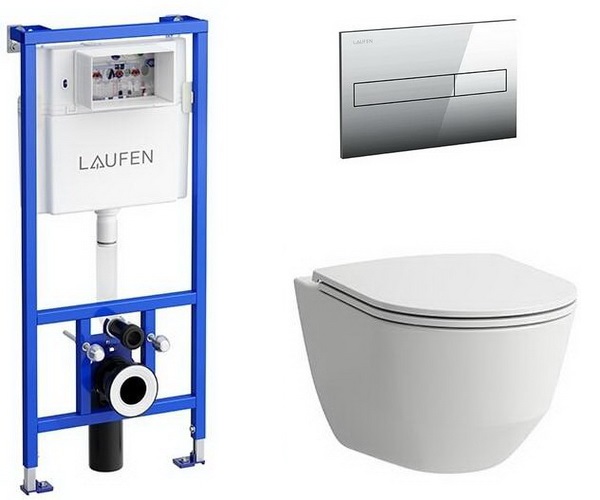 инсталляция и унитаз LAUFEN PRO