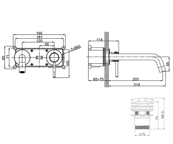 смеситель для раковины LEMARK BELUGA