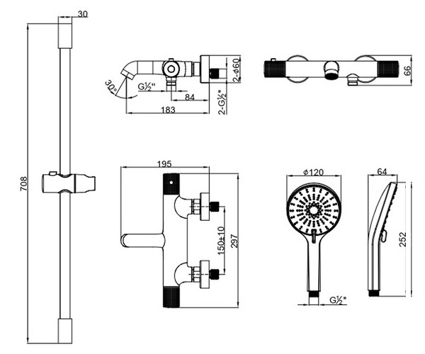 смеситель для ванны LEMARK BELUGA Т