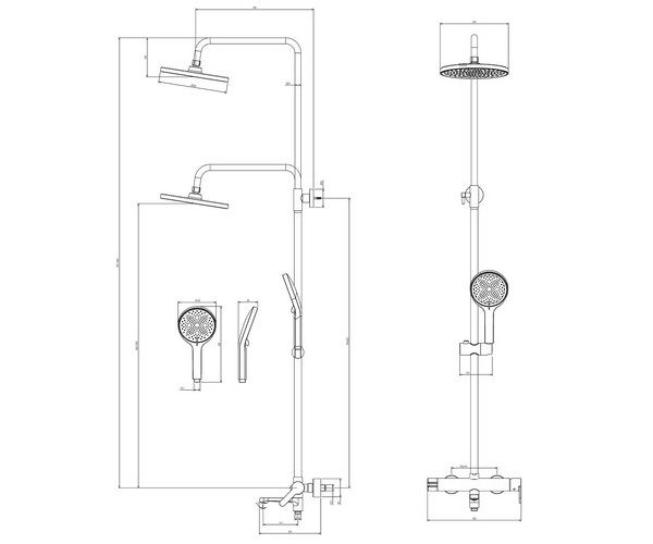 душевая система LEMARK LADOGA