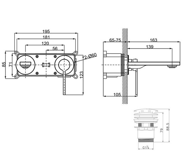 смеситель для раковины LEMARK VALDAY