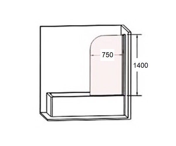 шторка RADOMIR 75