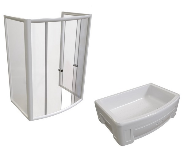 душевое ограждение RADOMIR ДИАНА 139х94