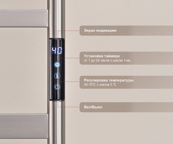 полотенцесушитель RAGLO R350.06 500х800