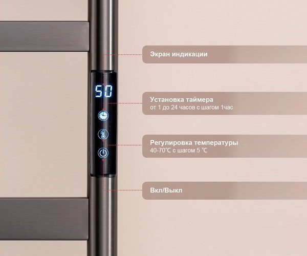 полотенцесушитель RAGLO R350.06 500х800