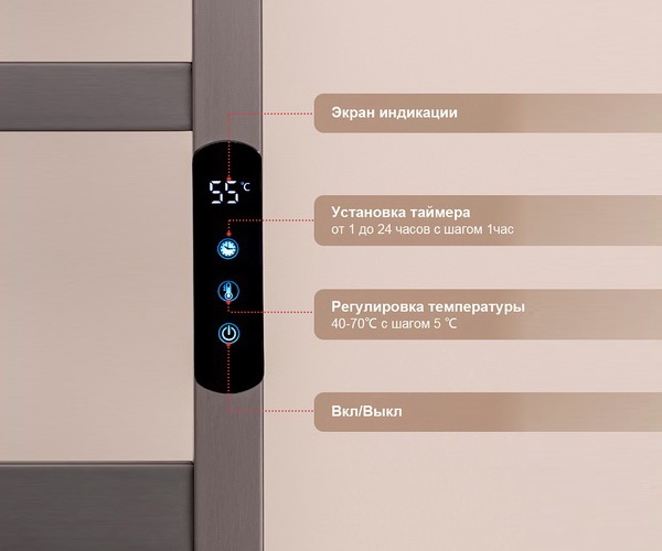 полотенцесушитель RAGLO R350.07 500х800