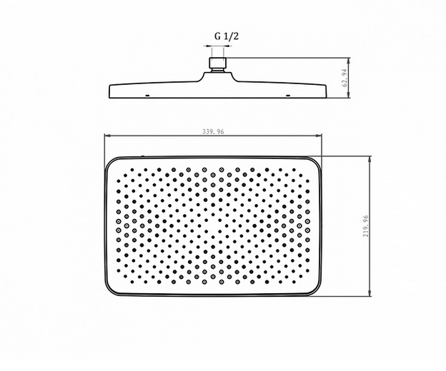 верхний душ RAGLO R451.52