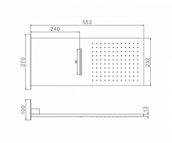 верхний душ RAGLO R452.01