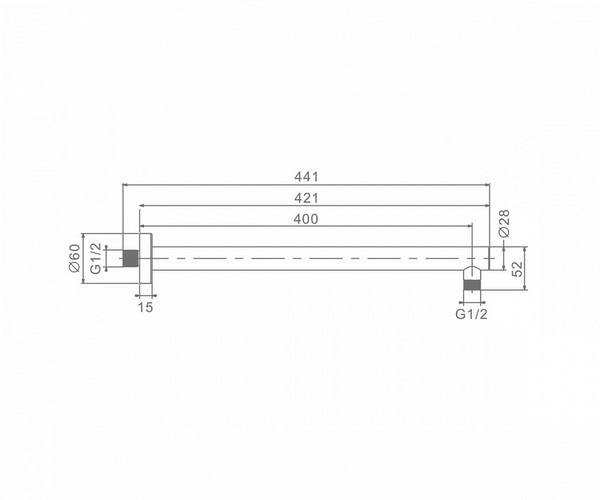 кронштейн для верхнего душа RAGLO R470.31