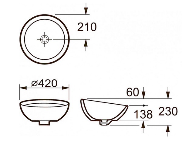 раковина ROCA BOL 42