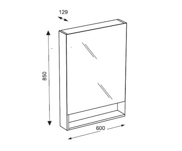 зеркало-шкаф ROCA GAP 60