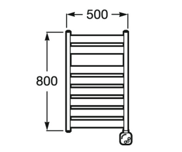 полотенцесушитель ROCA HOTELS 500х800