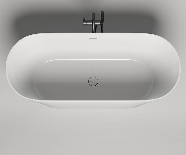 ванна из литьевого мрамора SALINI MONA 180х81