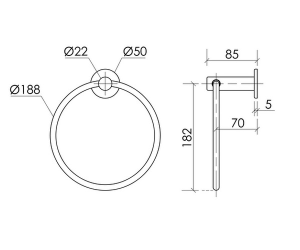 полотенцедержатель SANCOS BASE