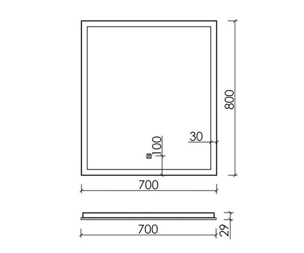 зеркало SANCOS CITY 70