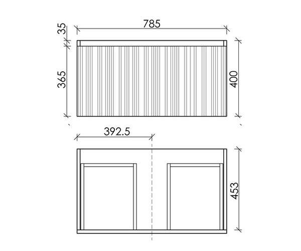 тумба с раковиной SANCOS CODE 80