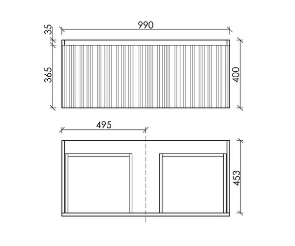 тумба с раковиной SANCOS CODE 100