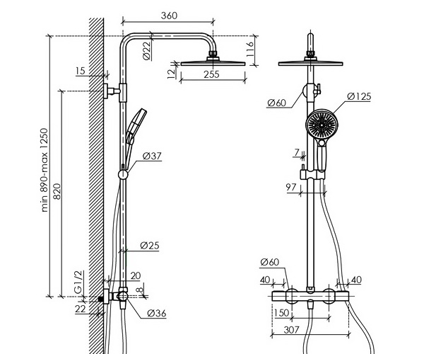 душевая система SANCOS ETNA