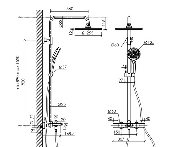 душевая система SANCOS ETNA