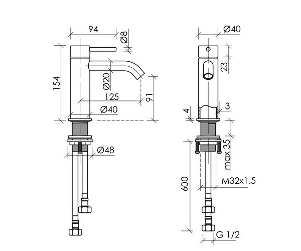 смеситель для раковины SANCOS ETNA