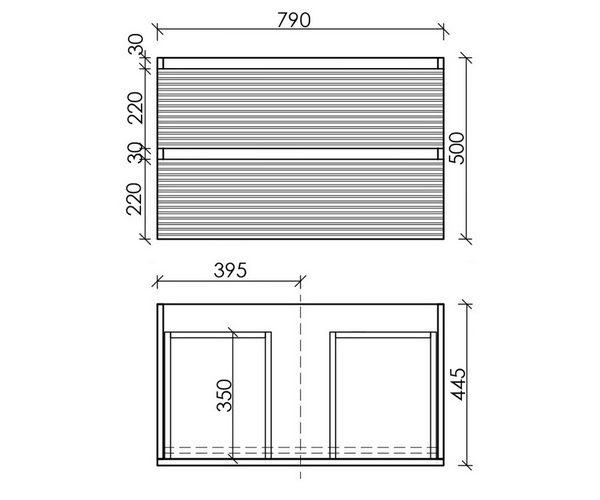 тумба с раковиной SANCOS FOLK 80