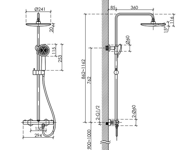 душевая система SANCOS GAME
