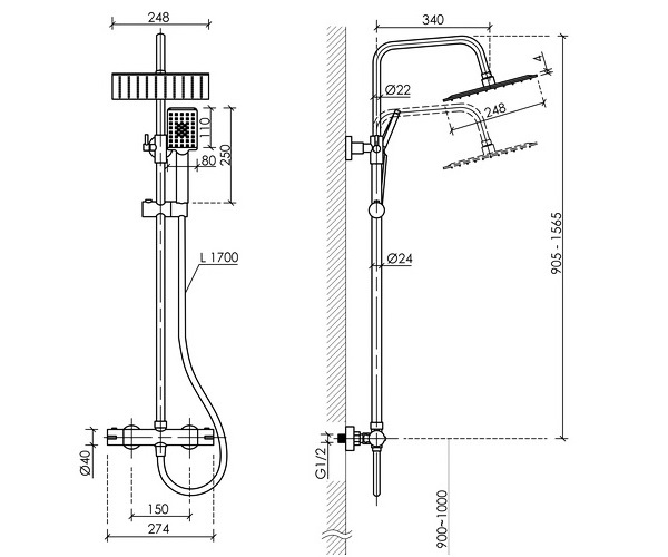 душевая система SANCOS KANEDO