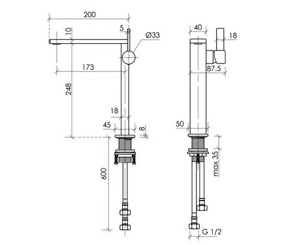 смеситель для раковины SANCOS LINN