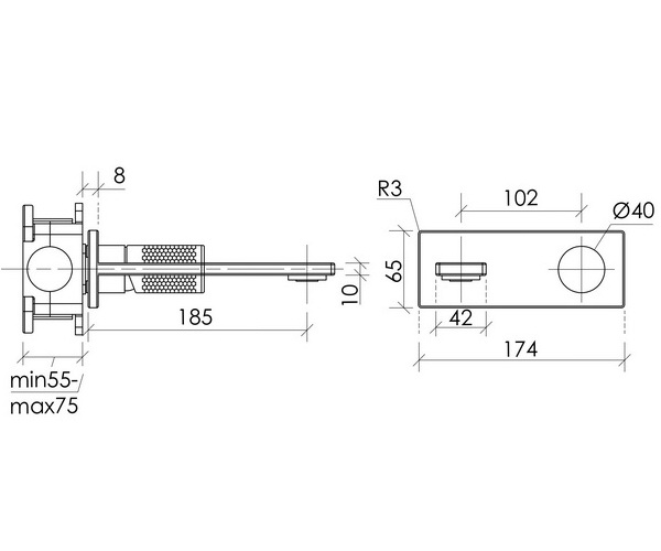 смеситель для раковины SANCOS NEXUS