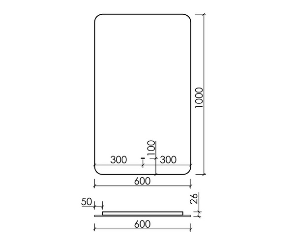 зеркало SANCOS RAY 60