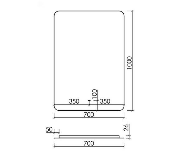 зеркало SANCOS RAY 70