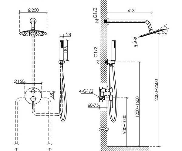 душевая система SANCOS SELECT