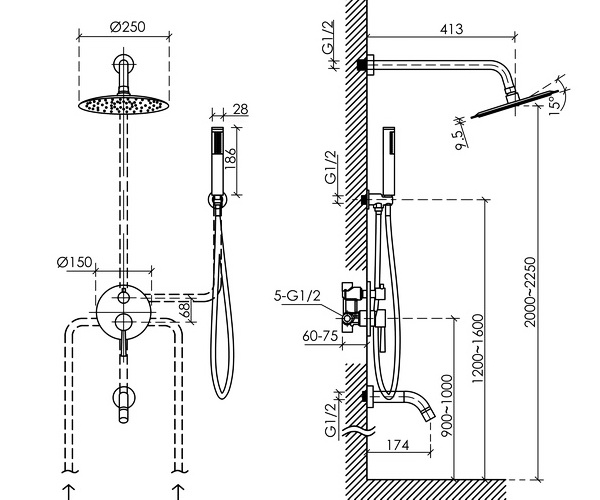 душевая система SANCOS SELECT