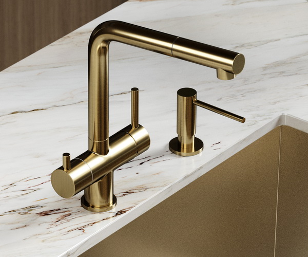 смеситель для кухни SANCOS SPIN с каналом для питьевой воды