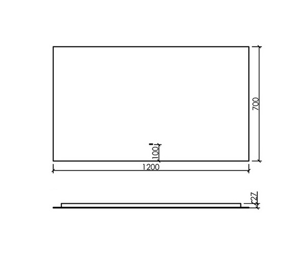 зеркало SANCOS SQUARE 120