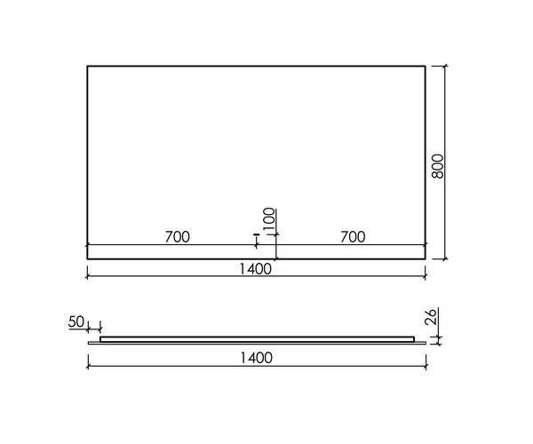 зеркало SANCOS SQUARE 140