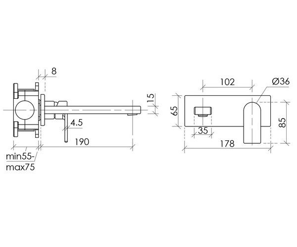 смеситель для раковины SANCOS STUDIO